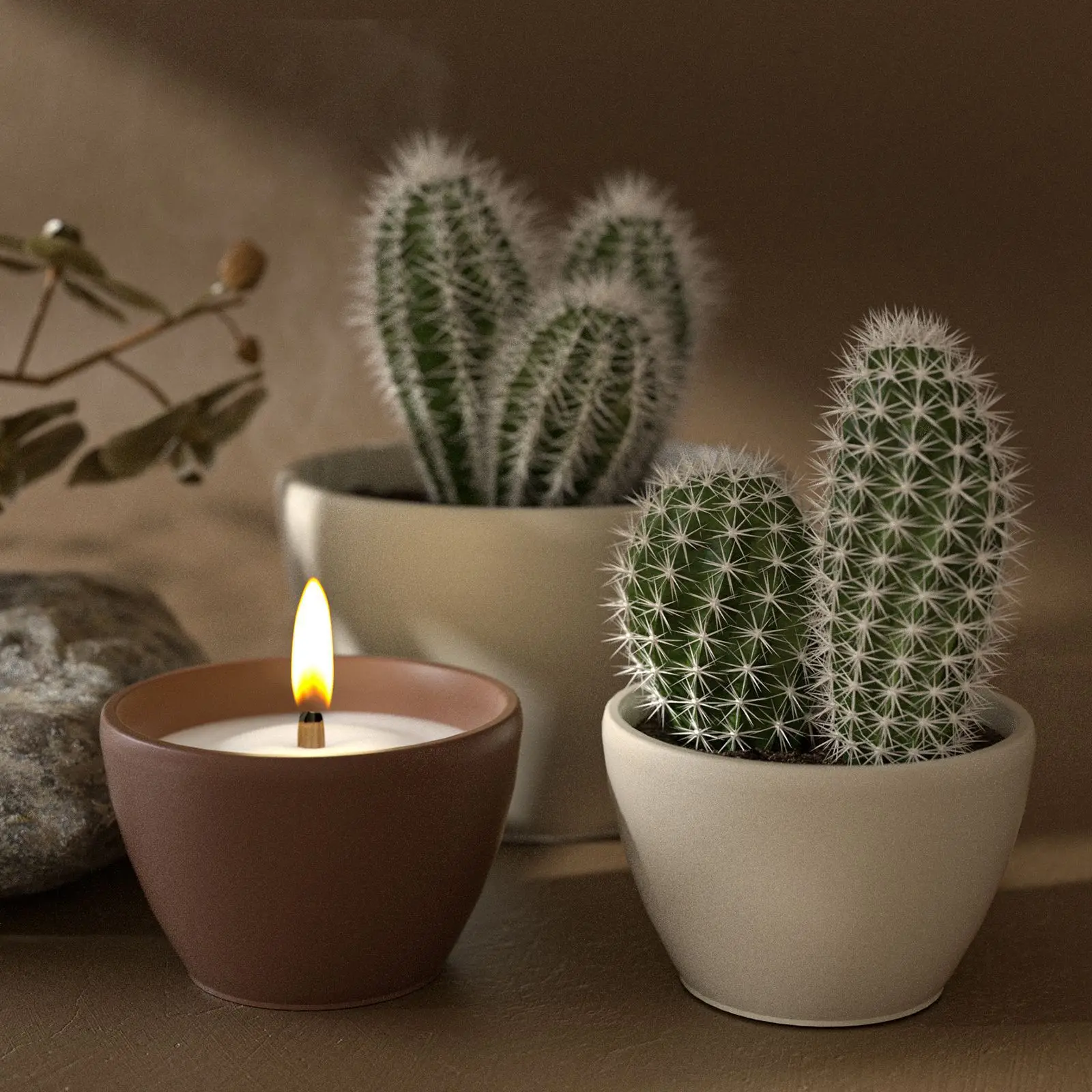 New Mould Conical Storage Bowl Flower Pot Plant Pot Decorative Silicone Mold Home DIY Aromatherapy Candle Holder Plaster Molds