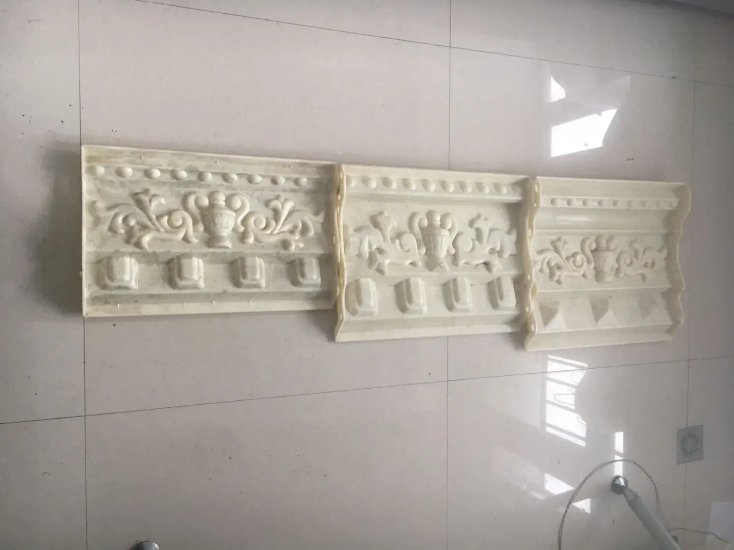 Plastic Concrete Eave mold House outside decorative eaves corner cement exterior Corner ceiling moulding  1meter