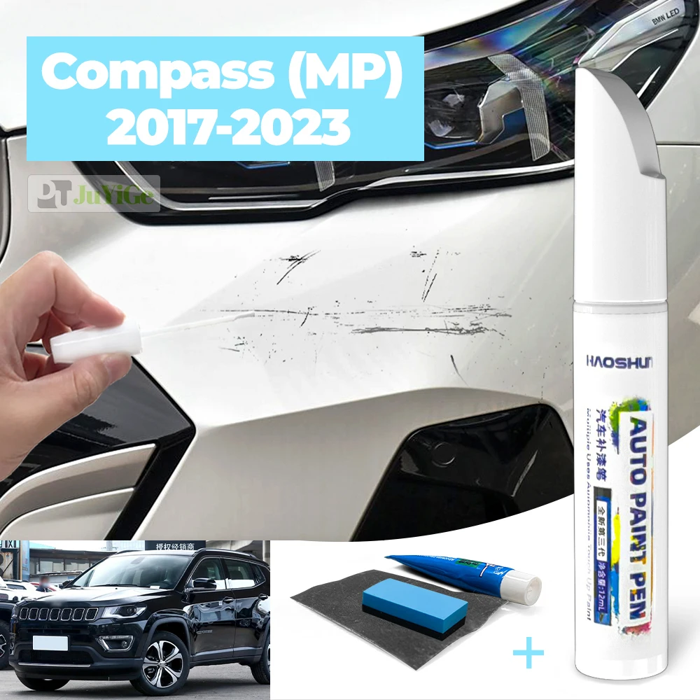 

Для Jeep Compass MP 2017-2023 2018 2019 2020 2021 2022 автомобильная ручка для краски, уход за краской, ремонт царапин, восковая краска, средство для удаления царапин