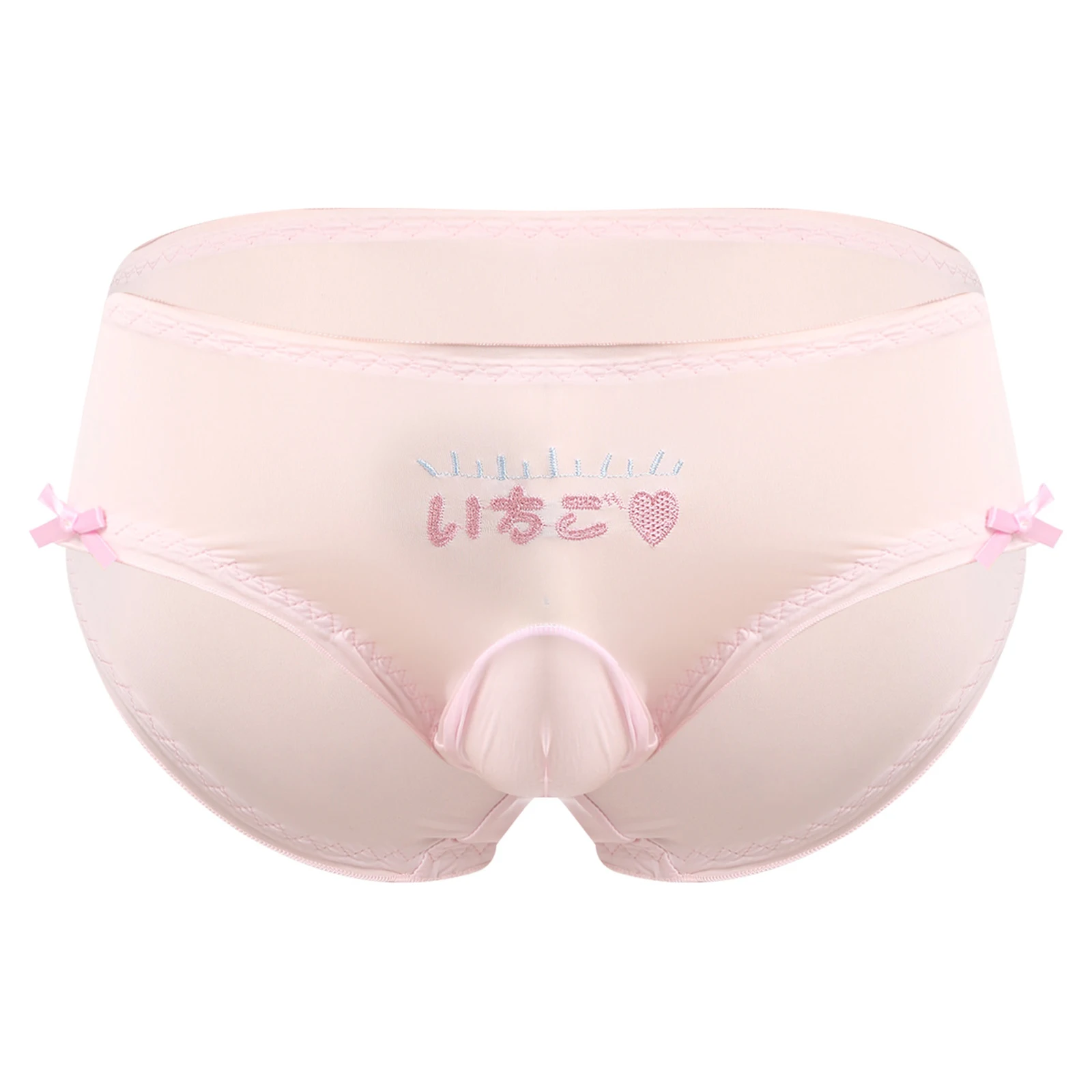 

Adults Mens Couple Games Crossdressing Lingerie Floral Lace Sheer Sissy Briefs Panties Cute Bow Bulge Pouch Anime Underwear