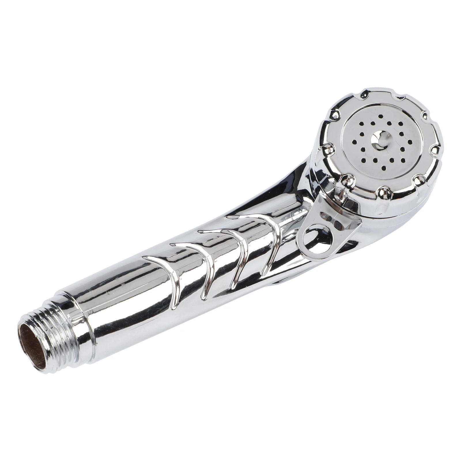 Shower Head With 1/2Inch Connection With Start Stop Button Boat Camping For Motorhome Shower Chrome-colored Shower Head