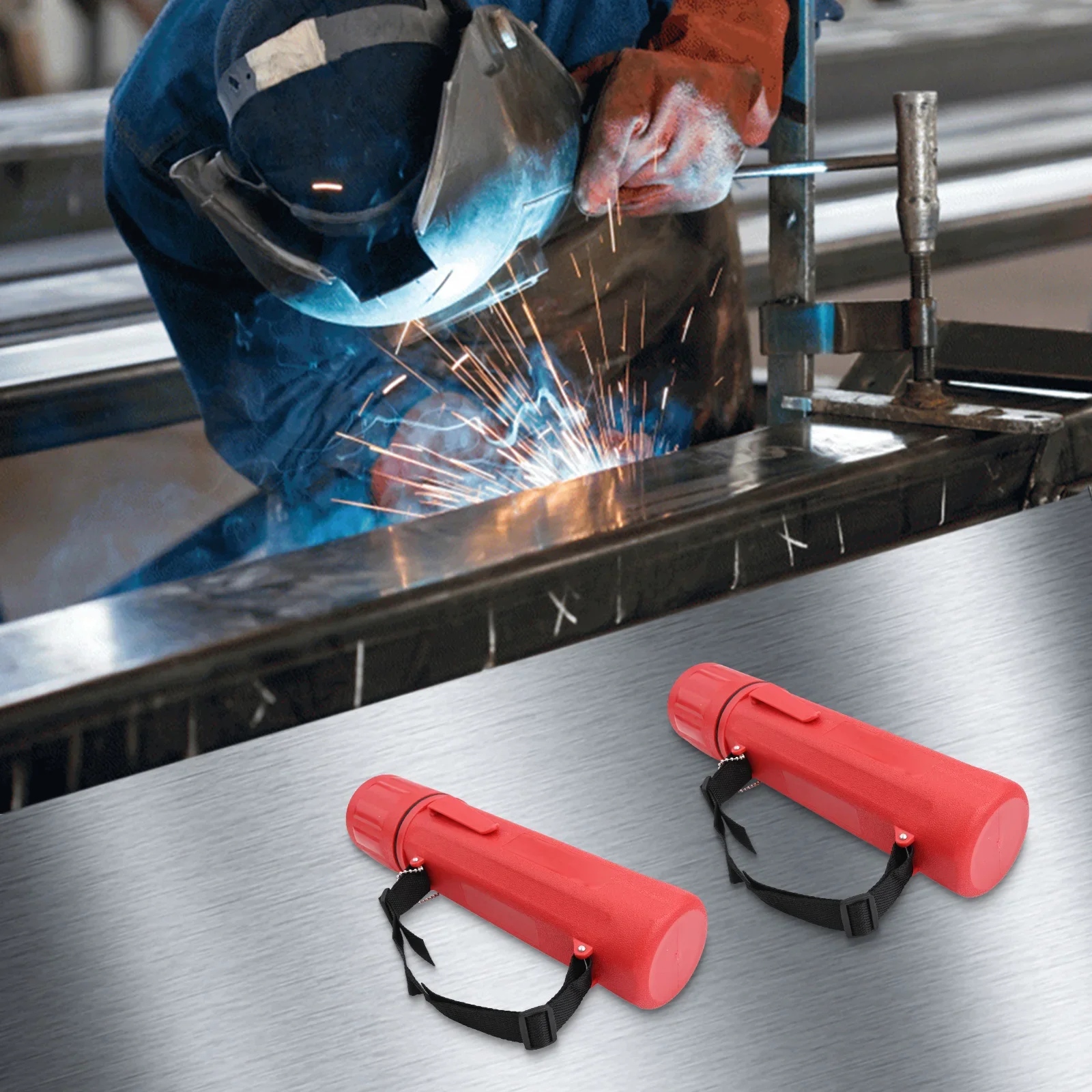 

Electrode Container 4 X 4 X 14 Inches Electrode Holder Compact Size Organizes Electrode Types For Welding Equipment