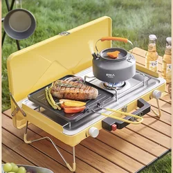 BBQ Grill Cass Stove  Outdoor Portable Field Stove  Hot Pot Stove Camping Grill  Camping Cass Gas    Portable Barbecue BBQ Gril