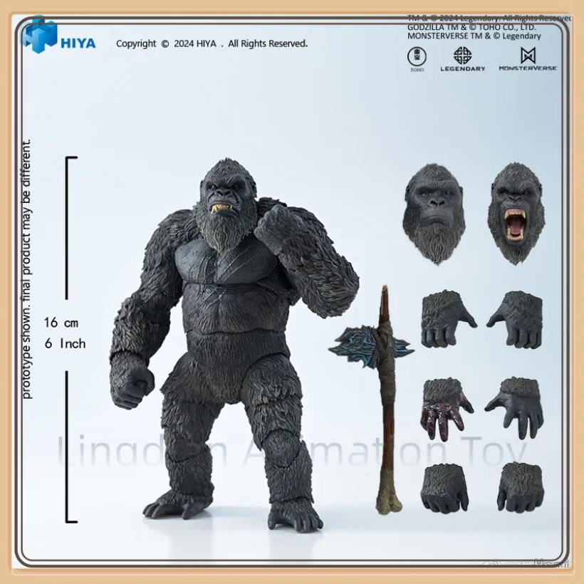 Haiya 100% Original Godzilla Vs. Kong 2: Rise of An Empire King Kong Special Photo Movable Monster Model Figure Toy Collection