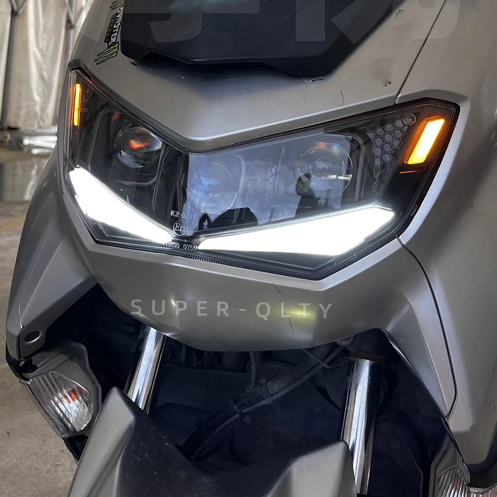

Front Headlight For YAMAHA NMAX155 2015- Motorcycle Front Headlight Lndicator Integrated Turn Signal Assembly