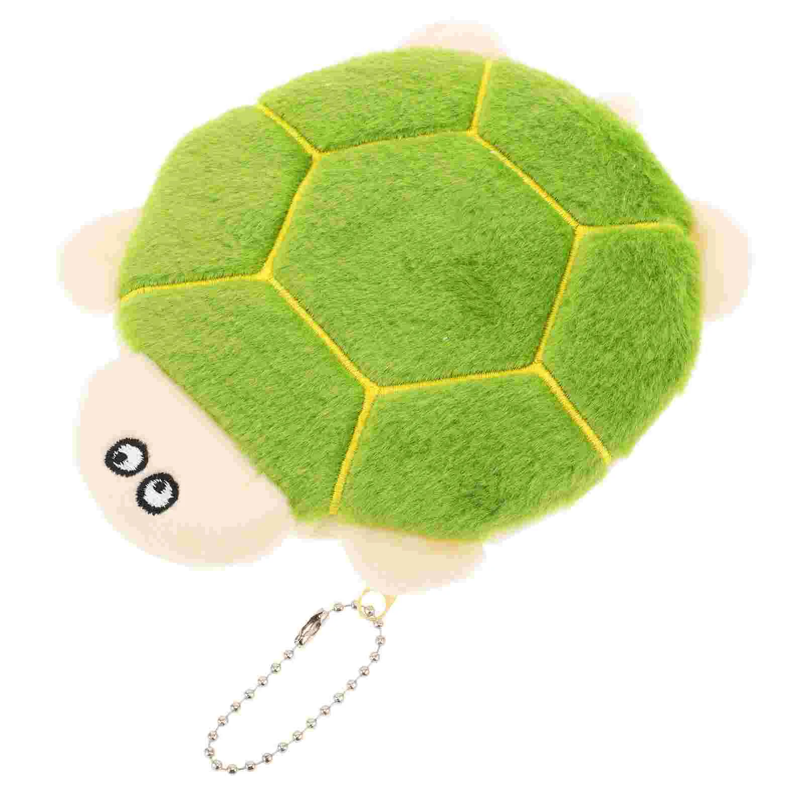 Plush Turtle Coin Purse for Children Cute Animal Coin Pouch Small Zipper Pouch for Storing Coins Small Items Backpack Pendant Ac