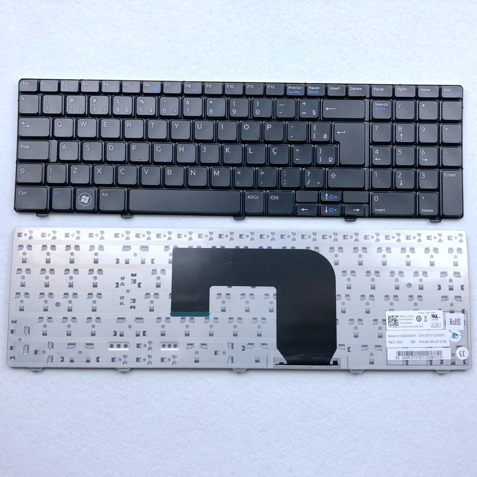 

Brazil Laptop keyboard For DELL Vostro 3700 V3700 I7-720 BR Layout