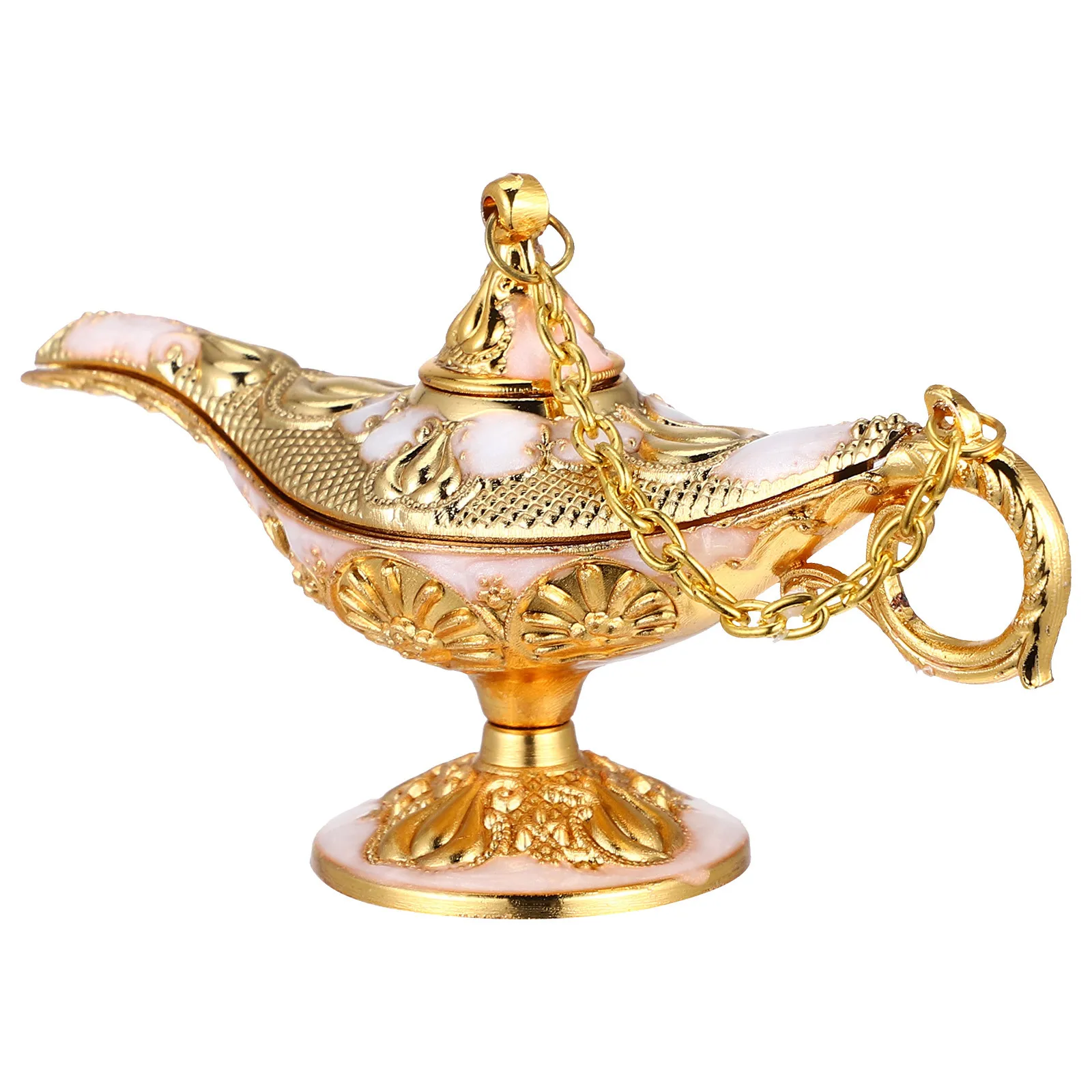 

Retro Decor Zinc Alloy Vintage Desktop Ornament For Creative Charming Adornment Home Party Wedding Lighted Table