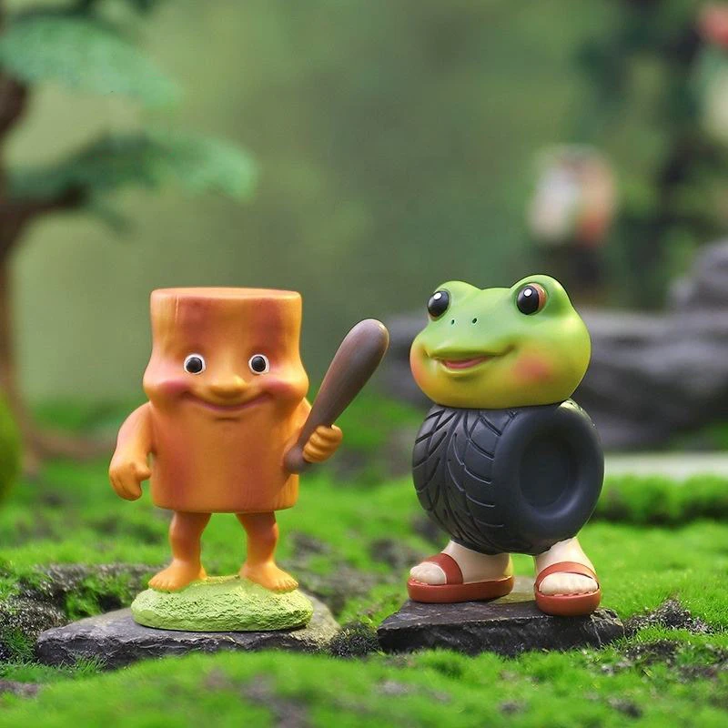 Italiaanse Brainrot Tung Tung Sahur Figuren Pop Tralalero Tralala Bombardino Krokodil Shimpanzini Bananini Model Speelgoed Blind Box