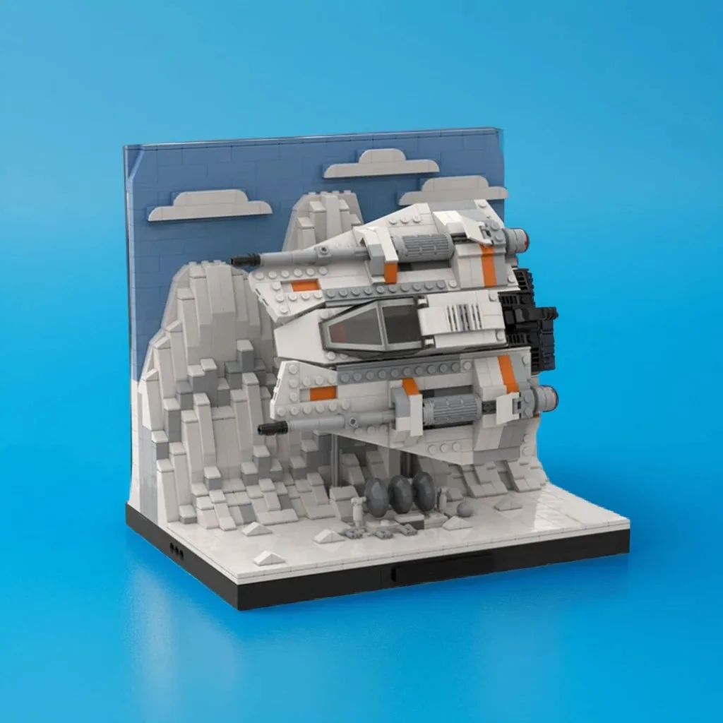 

1796Pcs Episode V Modular Display Series MOC Star Batter Empire Strikes Back Education Building diy Blocks Birthday Toys Gift