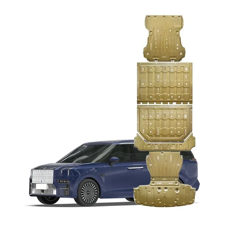 

Full Set Car Underbody Guards Zeekr Ev New Aluminum Magnesium Protection Car Bottom Cover For Zeekr 009