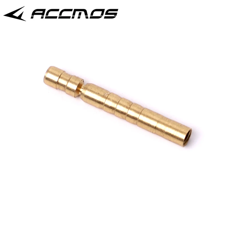 12/24pcs Archery ID5.2mm Copper Insert 75 Grain Fit Inner Diameter 5.2 mm Carbon Arrows Fiberglass Archery Arrow Shaft Accessory