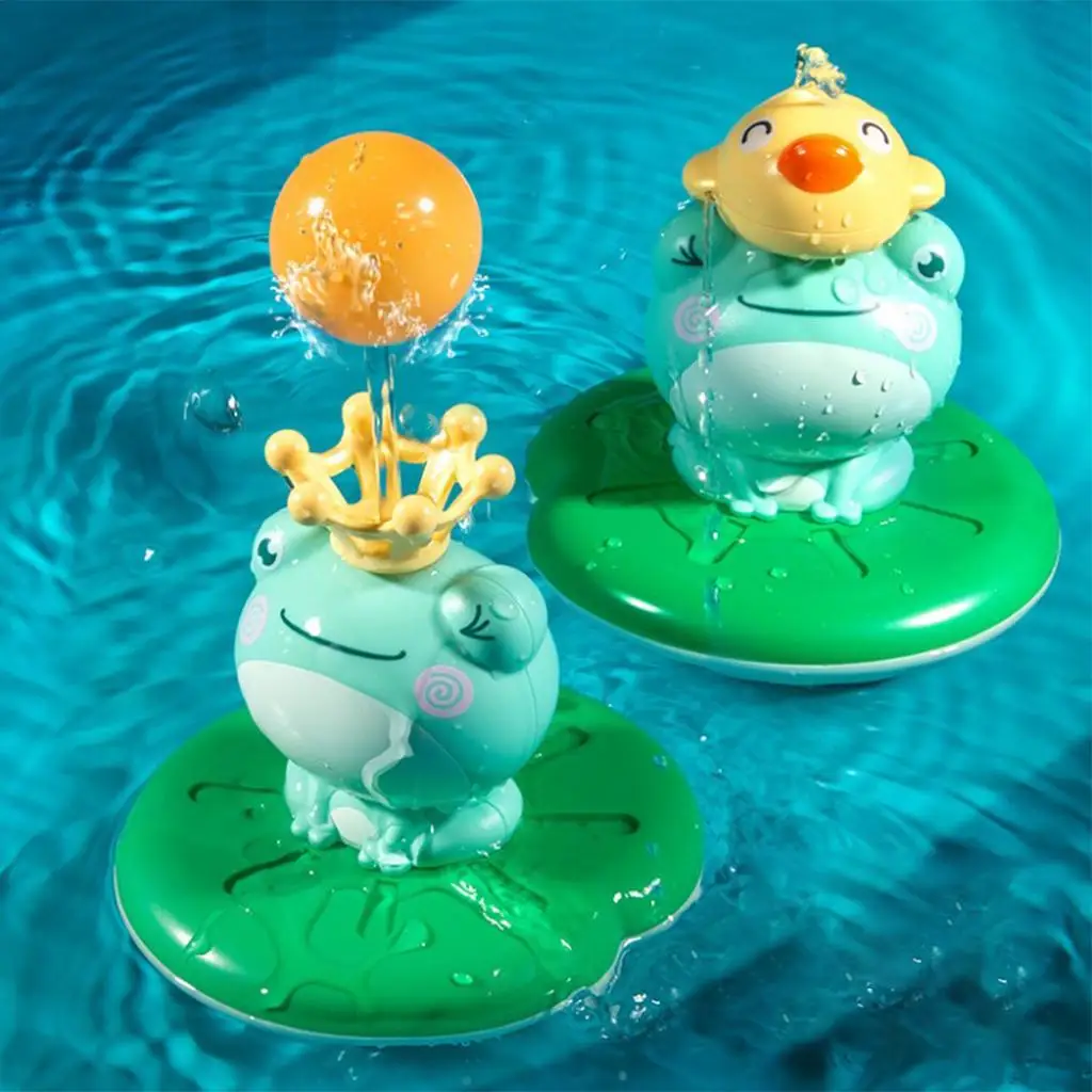 Toys, Water Spray Frog Toy Electric Sprinkler Bathtub Toys Fountain Toy for Toddlers 3-4 Years, 6 to 12 Months