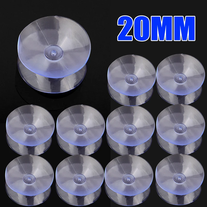 1/20pcs Double Sided Suction Cup Vacuum Non-slip Clear Plastic Sucker Pad  for Glass Table Top Spacer Car Window DIY Soap Holder - AliExpress 15