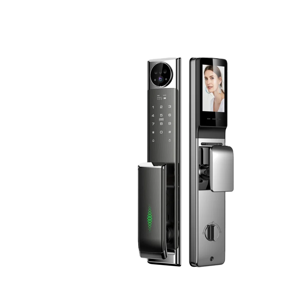 Smart Main Door Lock Tuya Smart Locks with Video Door Phone Compatible for Front Door