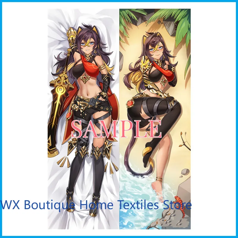 Anime Decor Pillow Case Genshin Impact Dehya Dakimakura Waifu Pillowcase Game Girl Hugging Body Cushion Cove