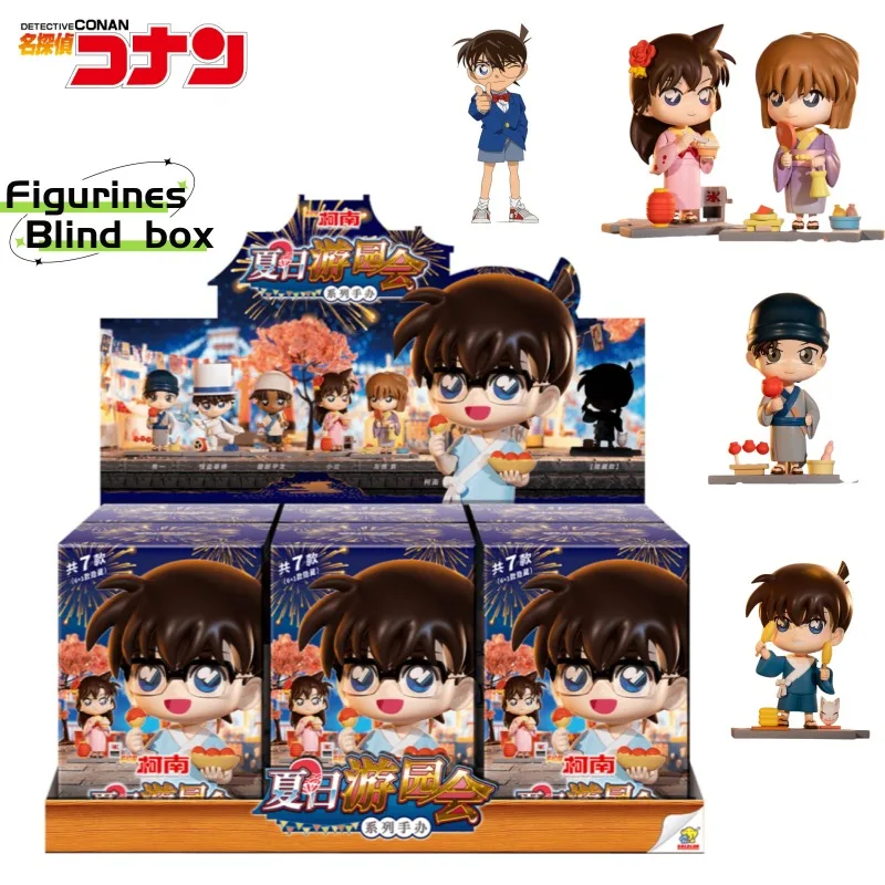 Conan Edogawa Kudou Shinichi film- en televisierandapparatuur schattig figuur blinde doos studeerkamer gepersonaliseerde desktopornamenten