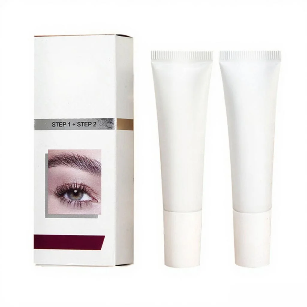 

Eyelash and Eyebrow Perm Kit 10ml+10ml 25-30 Treatments 75-90 Days Long-lasting 8-12 Minutes Treatment 1 Perm Gel 1