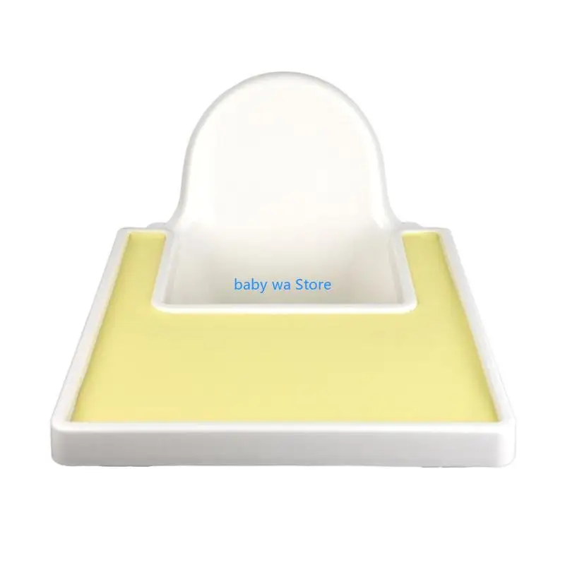 مفرش طاولة من السيليكون الناعم والآمن للأطفال على كرسي مرتفع لوجبات الطعام خالية من الفوضى 4XBD #3