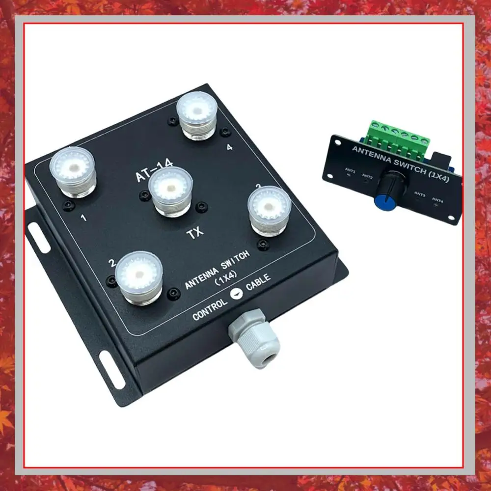 

4-канальный коаксиальный переключатель антенн 1.8-60 МГц для удобного переключения сигналов