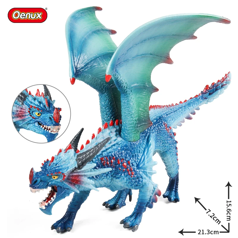 Oenux Original Savage Dinosaurier Mythos Drache Tiere Modell Feuer Bull Octopus Monster Krabbe Actionfiguren Kinder Sammlung Spielzeug Geschenk