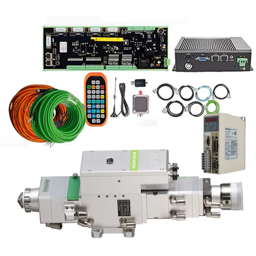 Raytools XC3000S laser control system BM110 FL125/155/200 laser cutting head autofocus 3.3KW with motor driver