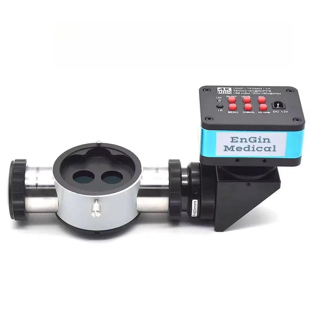 อะแดปเตอร์กล้องวิดีโอคุณภาพสูง 4K กล้องสลิตแลมป์ ตัวแยกลำแสง