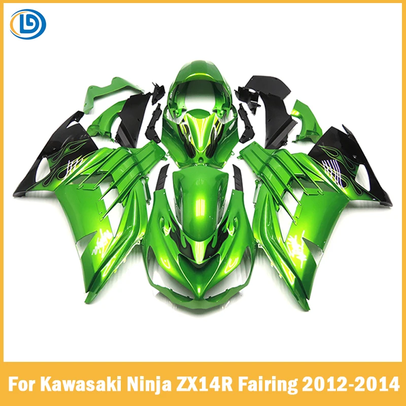 

For Kawasaki Ninja ZX14R ZX14R ZZR1400 2012 2013 2014 2012-2014 ABS Whole Motorcycle Fairing Kits Injection Full Bodywork Cowl