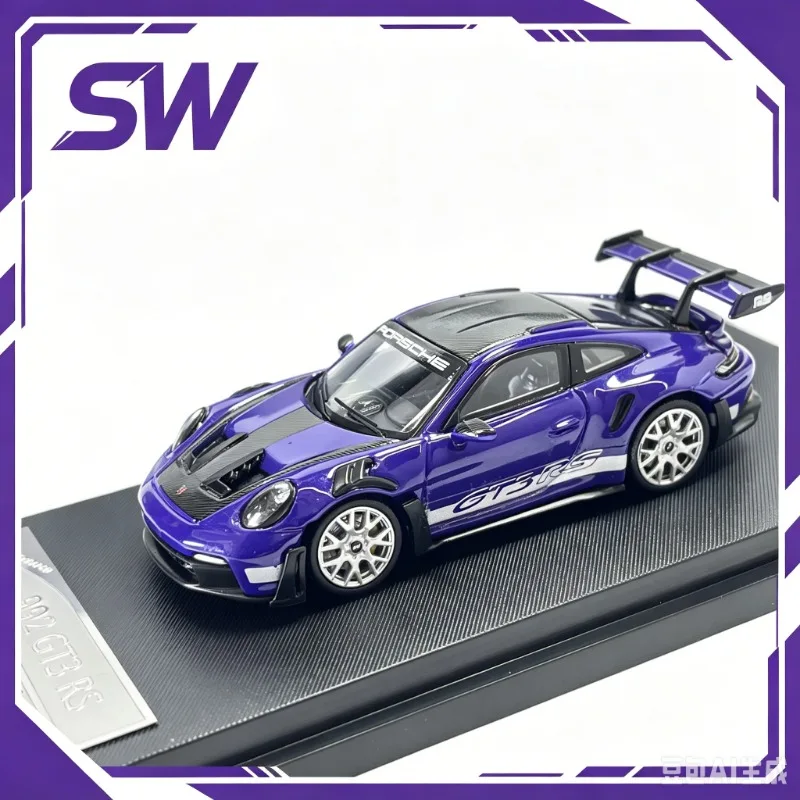 

SW 1:64 GT3 RS 992 alloy 1:64 alloy car model adult collectible, simulation static ornament, holiday creative gift, male gift.