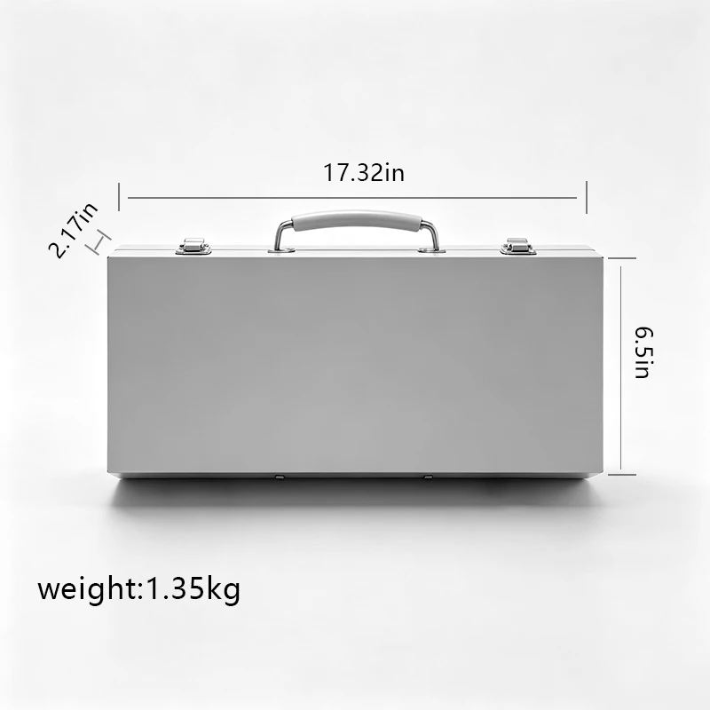 a forAluminum Tool Case, Aluminum Tool Box, Portable Tool  , Metal Storage Case, Equipment Carry Case, Hardware Organizer Box