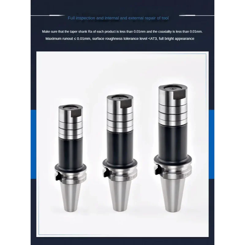 BT40-SCA27 Three-Sided SCA Series Milling Tool Holder for Machining Centers, Side & Horizontal Milling