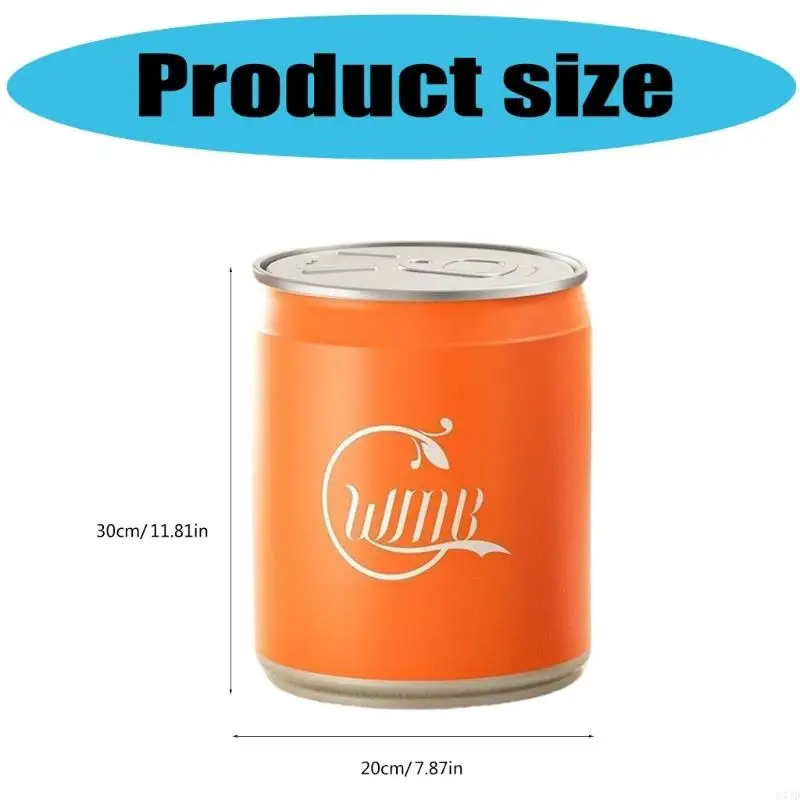 Novelty Beverage Can Design Recycling Bin Space Saving Plastic Trash Bin Container For Home Office Dorm Car Interior Use 37JD