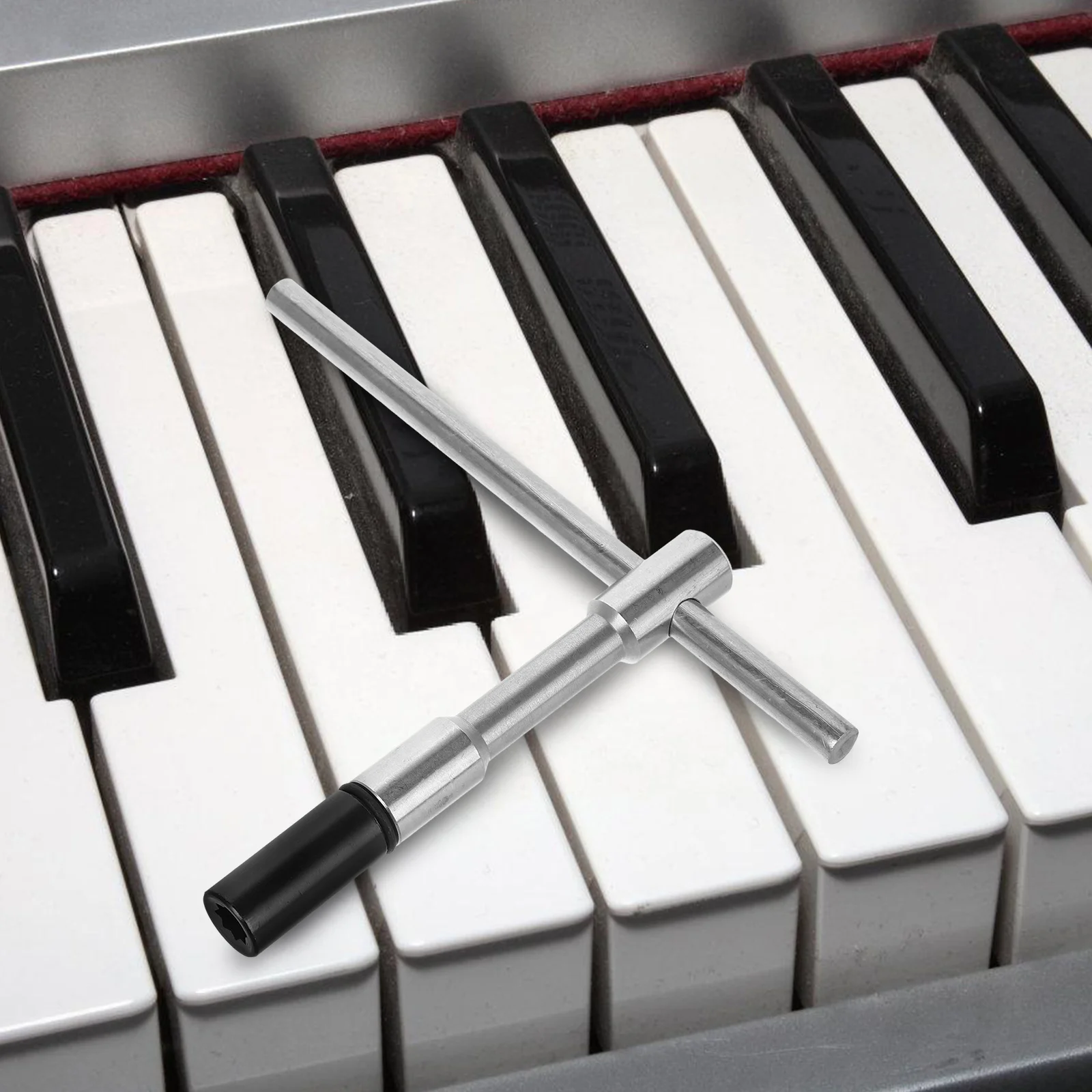 

1pcs Piano Tool Metal Handle T Shaped Wrench Repair Kit Keyboard Piano Repair Parts Accessories Musical Instrument