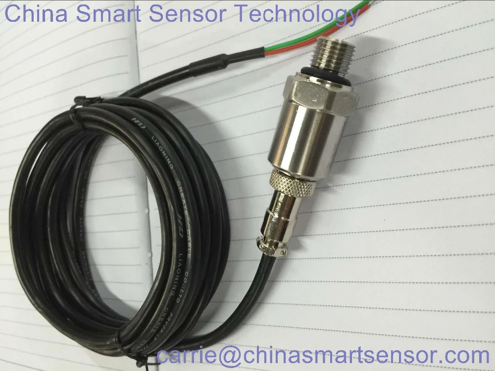 Pressure Transducer For Air Compressor 16 Bar Range 4~20mA Output 24VDC Power Supply Air Compressire Pressure Sensor