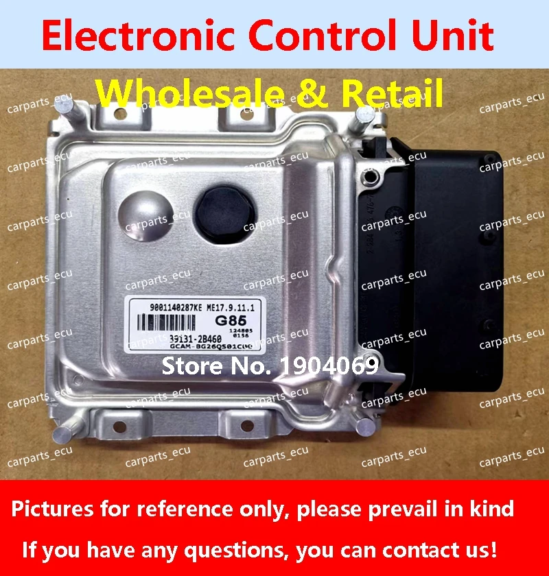 

39130-2B071 SN2 For Hyundai Elantra Car Engine Computer Board/ECU/ME17.9.11.1 39131-2B460 G85/39130-2B505 G64/39113-03207 B410