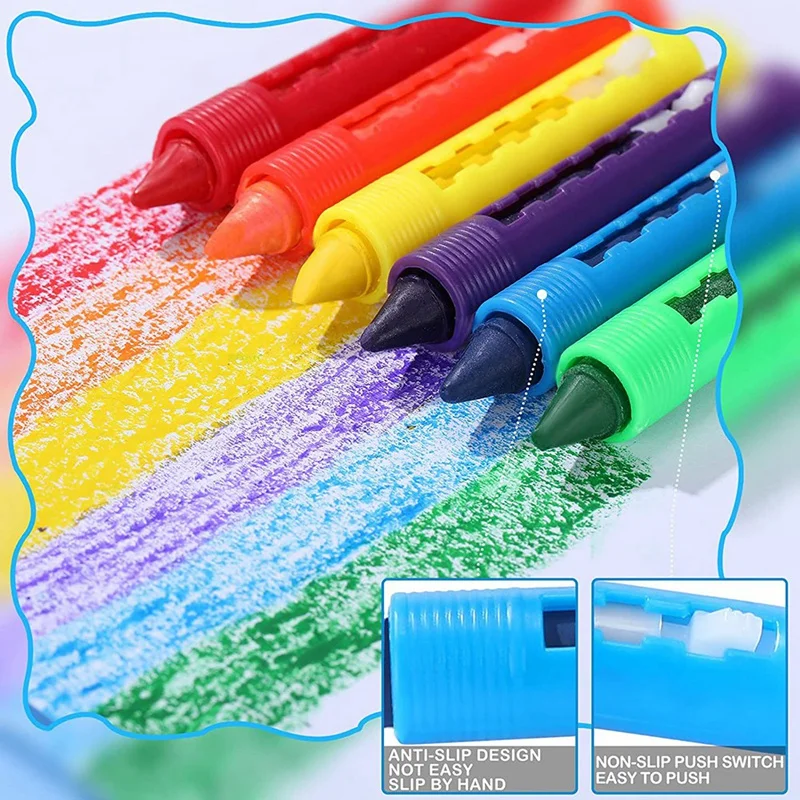 Bathroom Crayon Erasable Graffiti Toy Washable Doodle Pen For Baby Kids Bathing Creative Educational Toy Crayons