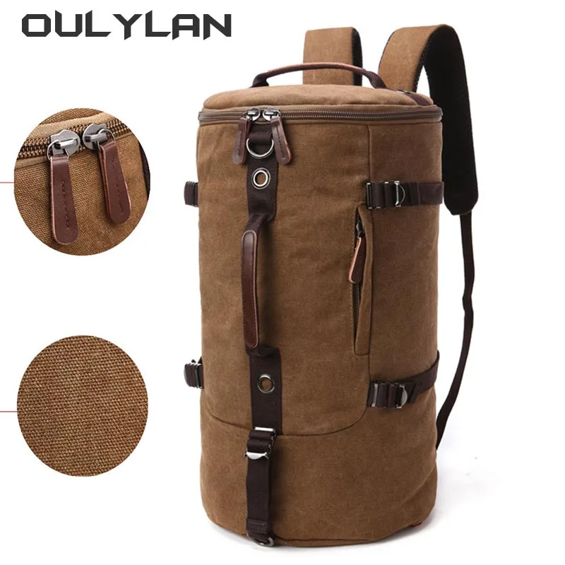 2024 Outdoor Fashion Canvas Handbag Men Women Carry On Travel Luggage Bag Duffel Bag Casual Large Capacity Weekend Shoulder Bag