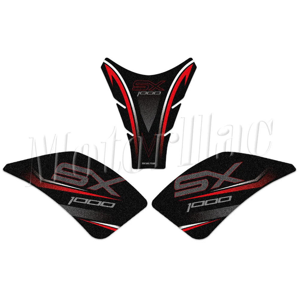 Motorrad Anti-Rutsch-Seitentankpad-Aufkleber Kniegriff-Schutzfolie Zubehör für Z 1000SX Ninja 1000SX 2017-2024 – Detail 5