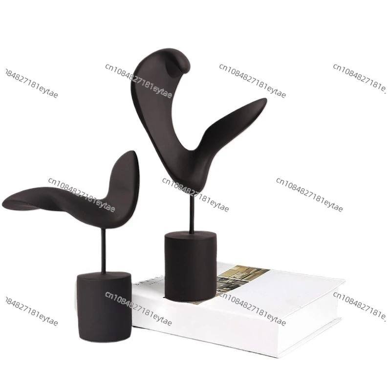 

Modern Minimalist Abstract Resin Sculpture Set for Hotel Villa TV Cabinet Entryway Creative Table Decor