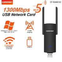 Comfast WIFI 6 Adapter AX286 Network Card USB Dongle 2.4/5GHz 802.11AX Signal Reception For PC Laptop Windows 10/11 Driver Free