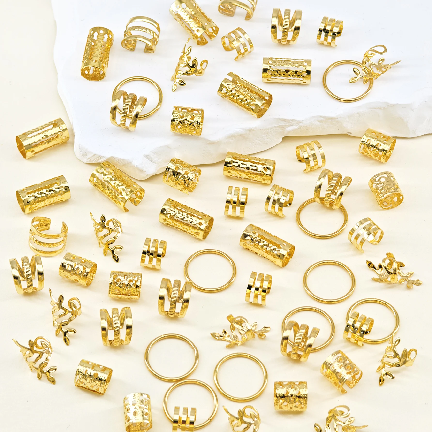 60개 헤어 주얼리 브레이드 액세서리 여성 소녀용 메탈 - Jewelry Making Adults 리뷰 및 가격