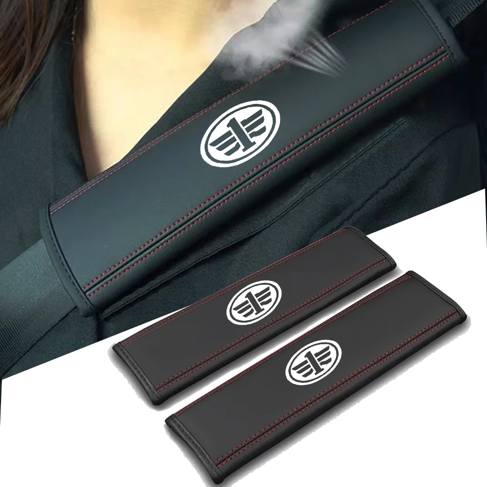 1Pcs Car Accessorry Seat Belt Safety Belt Shoulder Cover Seat Belt Padding Pad For FAW Besturn T99 T77 Hongqi H9 HS5 HS7 HS9 HS3