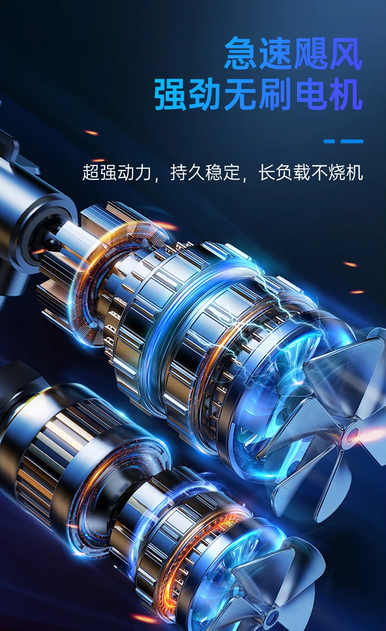 Car wireless vacuum cleaner, super power multi-function car and home dual-purpose