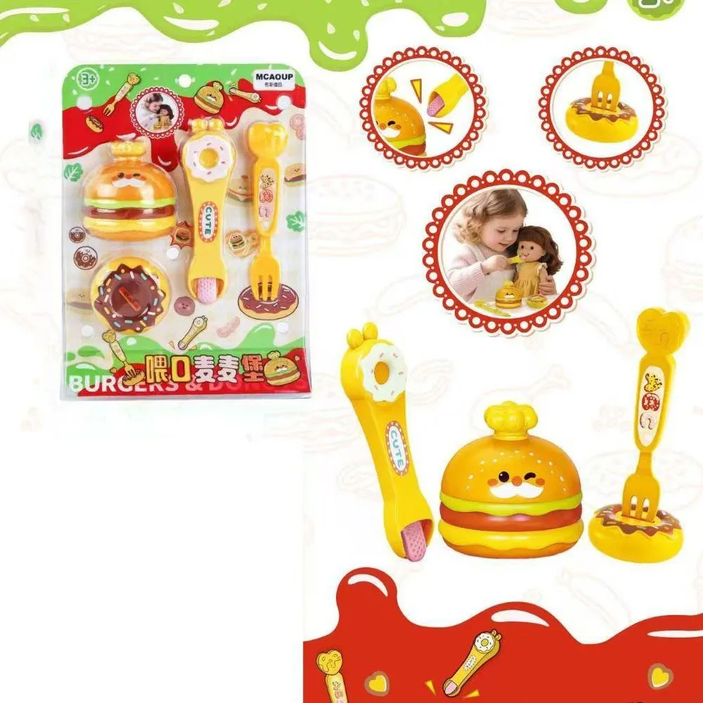 Alimentação de alimentos pudim brinquedo de alimentação educação precoce fingir jogar hambúrguer pudim brinquedo simulação japonesa jogar casa brinquedos