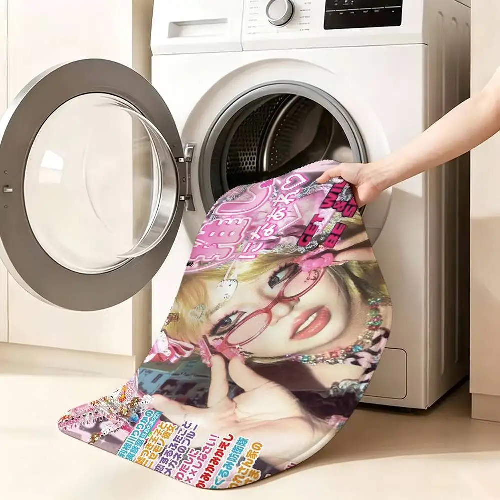 S-Style G-Gyaru Poster Bedroom Decor Carpet  for Living Room Thick Plush Study Floor Mat Home Fluffy Soft Rug