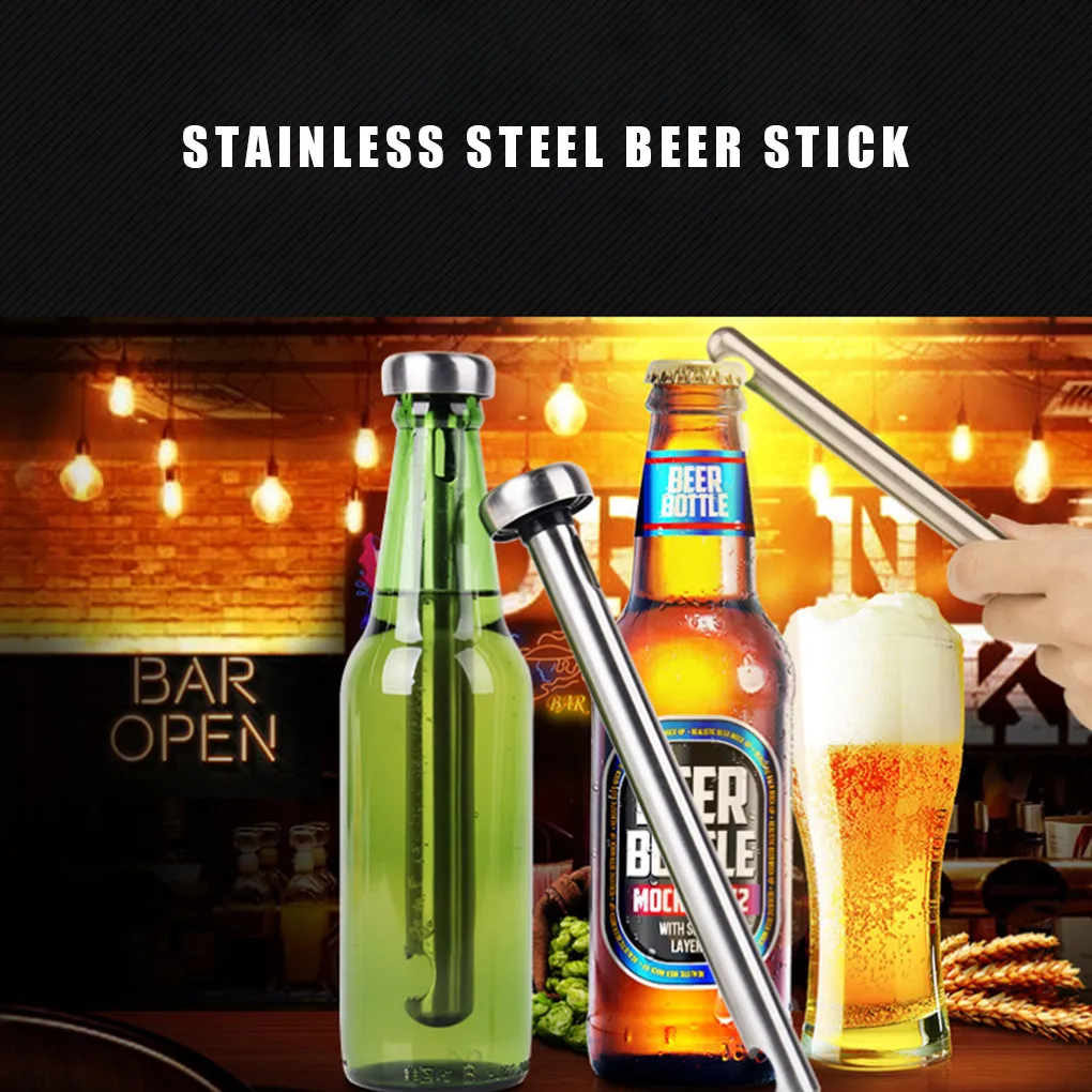 Wine Cooling Rod Champagne Cooler Stick Ice Bar Tool Drinking Cool Barware for Home Kitchen Nightclub Restaurant