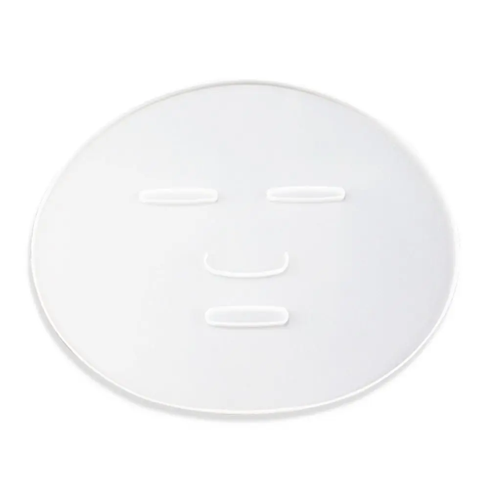 Nuevo molde de máscara Facial de silicona, herramienta de fabricación de máscaras, bandeja de molde de máscara transparente, placa de máscara Facial portátil DIY