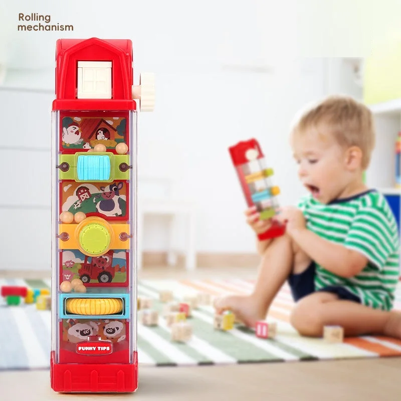Kids Farm Adventure Maze Early Educational Busy Puzzle Toys for Toddlers Fine Motor Skills Hand-Eye Coordination Focus Training