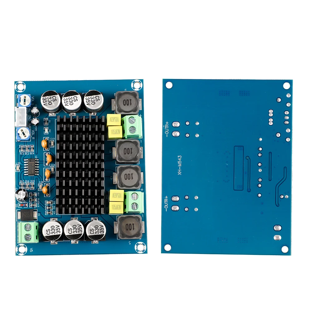 1 шт. DC12-26V 2*120 Вт двухканальный цифровой стерео аудио усилитель мощности плата высокой мощности CS8673 DIY 240 Вт усилительная звуковая плата