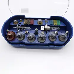 30x Car Emergency Light Bulb Fuse Kit including H4 H7 Bulbs Fuses Lamp Box